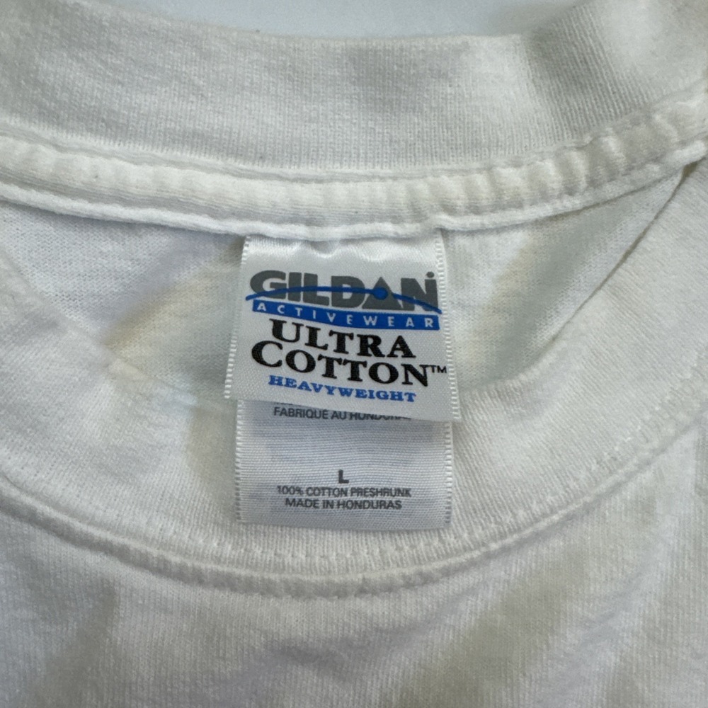 Vintage Boot Hill Saloon Shirt Mens Lg White‎ 90s Biker Motorcycle Daytona Beach - Picture 8 of 8